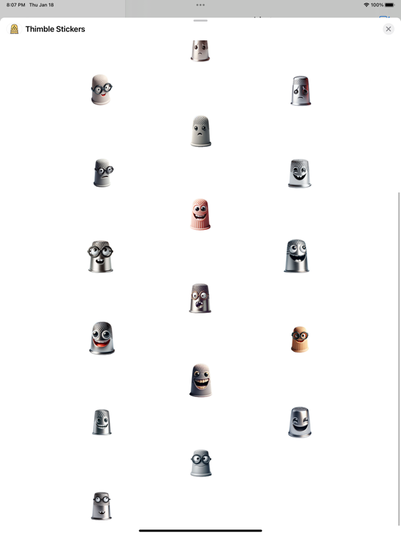 Screenshot #5 pour Thimble Stickers