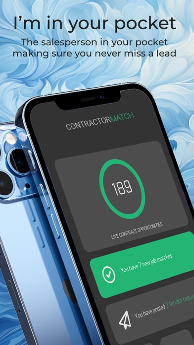 Contractor Match Screenshot