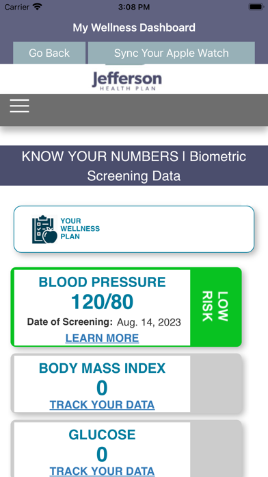 HealthReach Wellness Screenshot