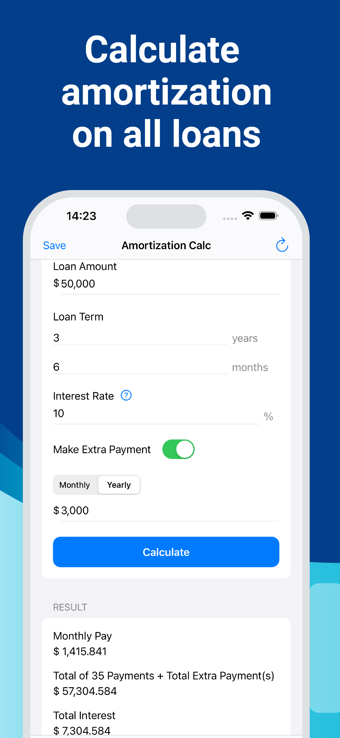 Amortization Calculator - Calc