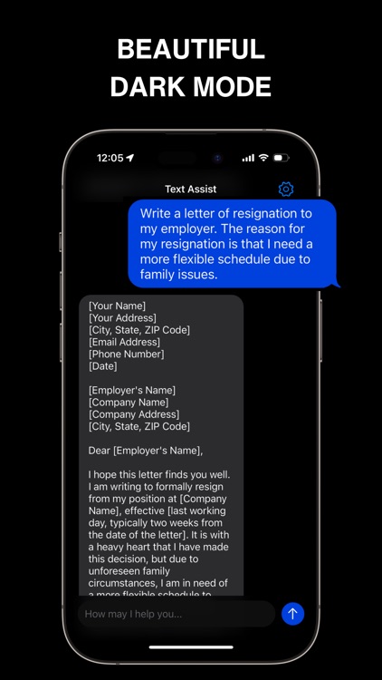 Text Assist: AI Enhanced Texts