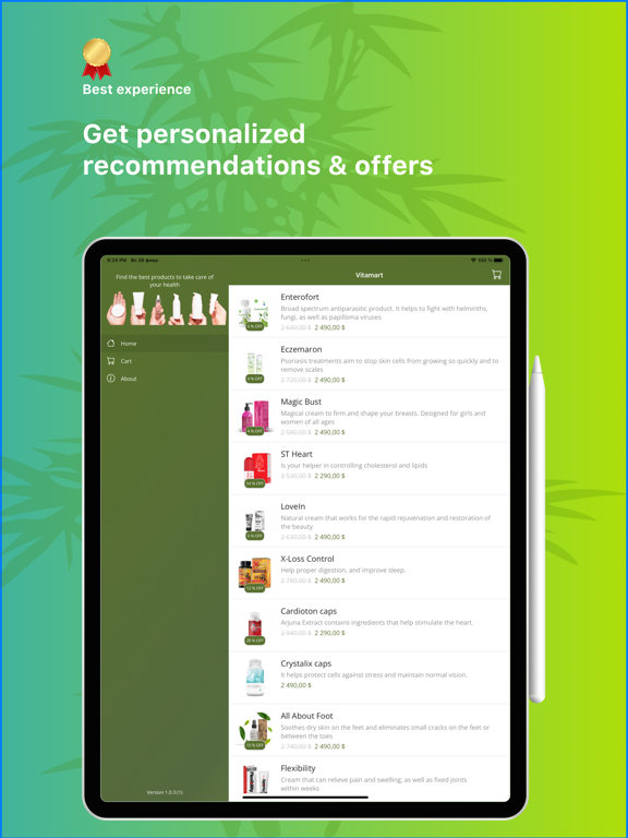 App screenshot