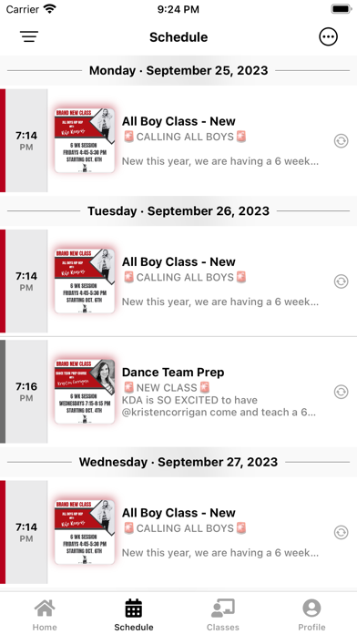 Kansas Dance Academy, Screenshot