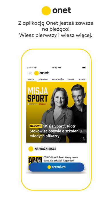 Onet - wiadomości Screenshot