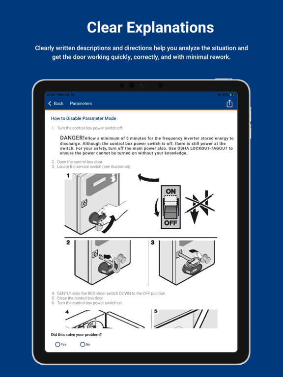 HHPD Service Support iPad screenshot 5 - Reference app