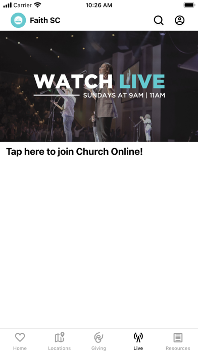 Faith Church SC Screenshot