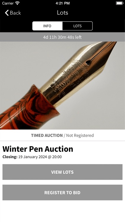 NA Pen Auctions