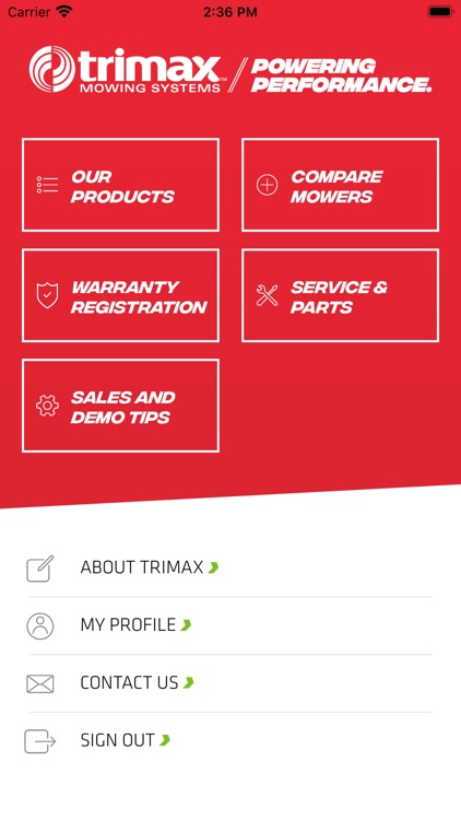 Trimax Dealer App