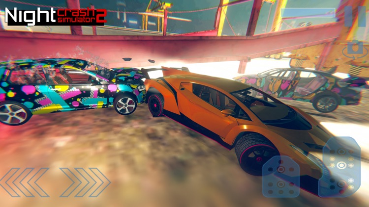 Damage Engine Night Car Crash screenshot-3