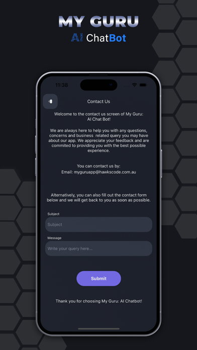 My Guru - AI Chat Bot Screenshot