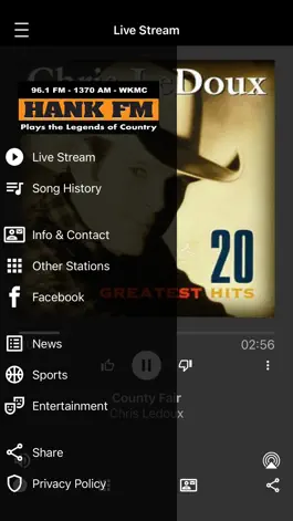 Game screenshot 96.1 HANK-FM WKMC apk