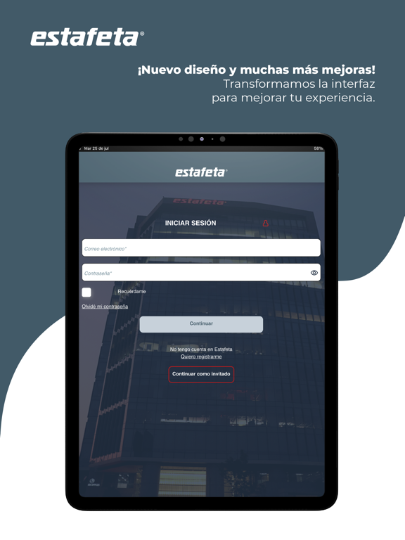 Screenshot #4 pour Estafeta móvil