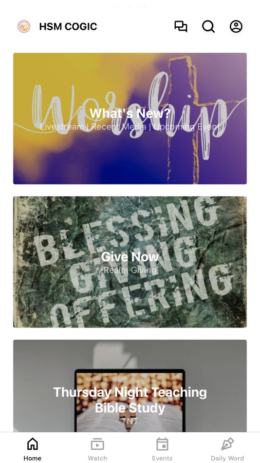 #1. HSM COGIC (iOS) By: Sherman Memorial Church of God in Christ