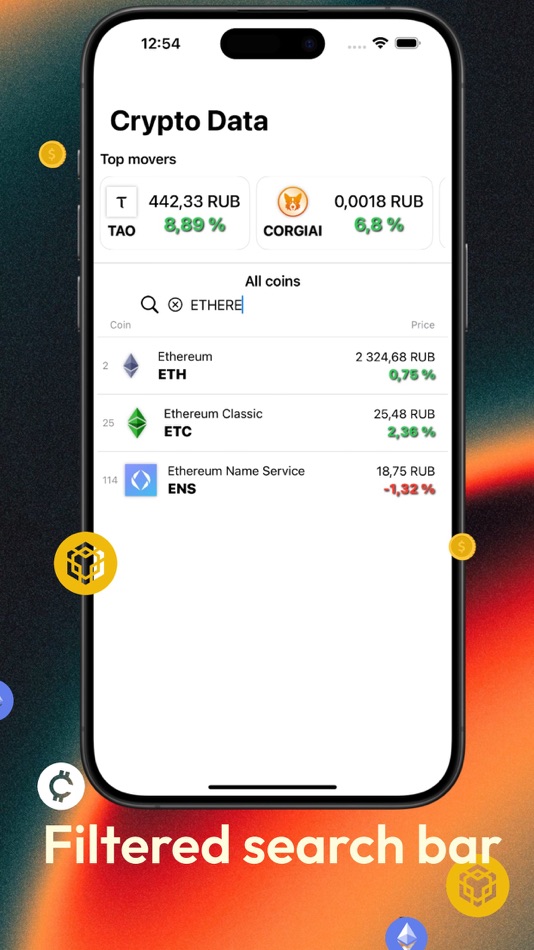 #2. AllCryptoData (iOS) By: Kirill Smirnov