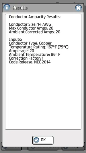 Prysmian Group Conductor Amps screenshot 4