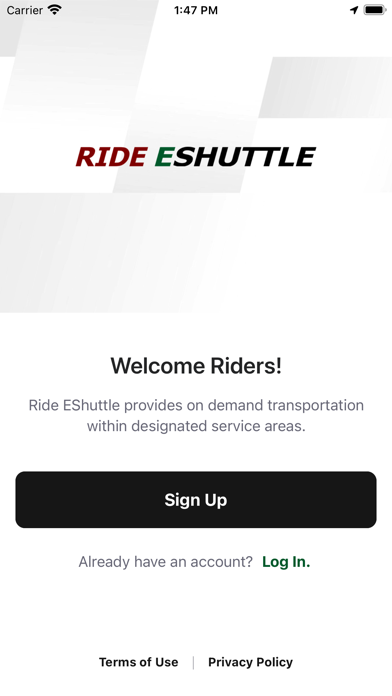 Ride EShuttle - Electric Rides Screenshot