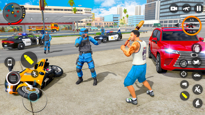 Open World Crime City Shooting