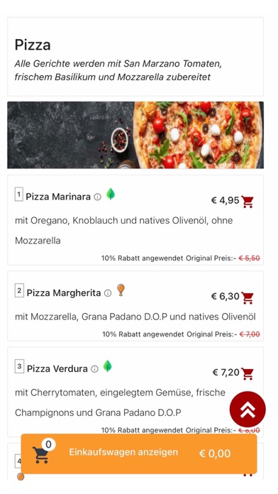 Village Pizza Günzburg Screenshot