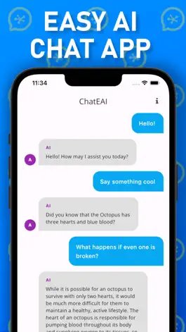 Game screenshot ChatEAI - AI Chat Bot mod apk