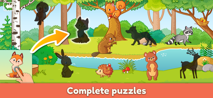 Toddler puzzle baby games