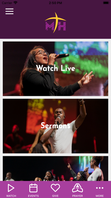 Mt Hebron Church Ministries Screenshot