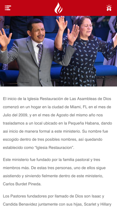 Iglesia Restauracion Asamblea Screenshot