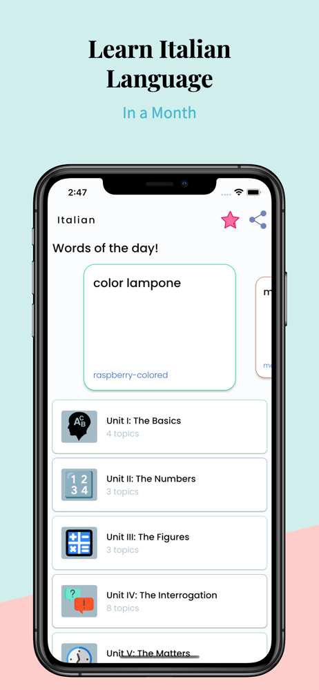 Learn Italian Language Easily screenshot 1