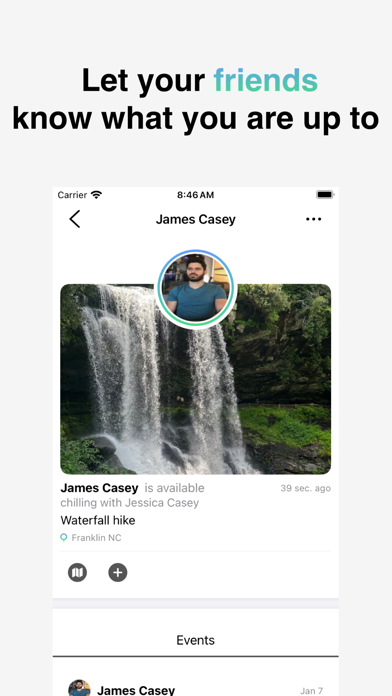 Down to Chill - A Hangout App iPhone screenshot 3 - Social Networking app