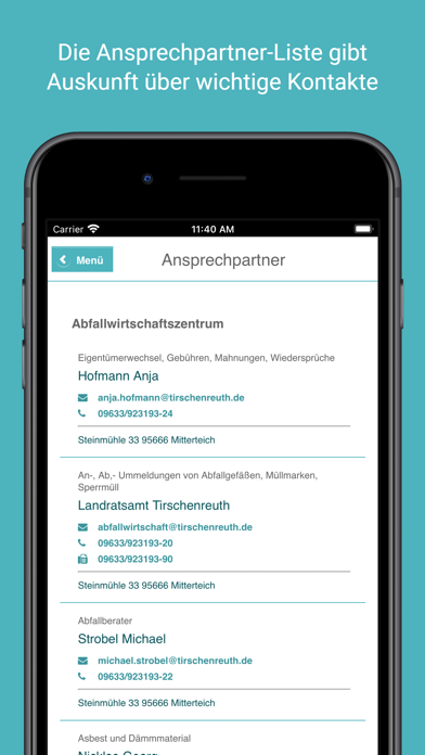LKR Tirschenreuth Abfall-App Screenshot