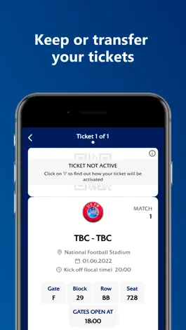 Game screenshot UEFA Mobile Tickets hack