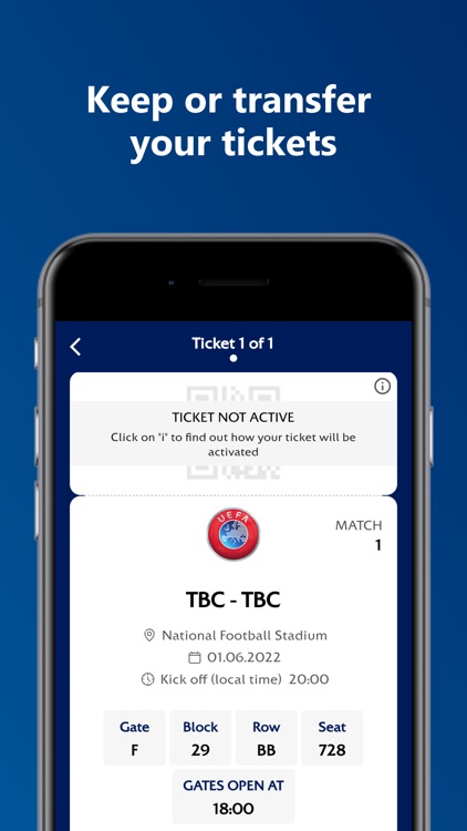 UEFA Mobile Tickets