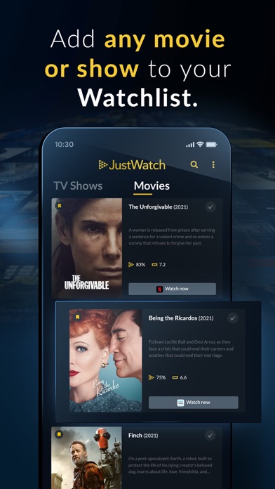 JustWatch - Movies & TV Shows Screenshot