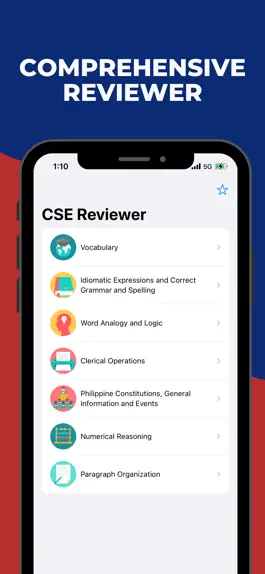 Game screenshot Civil Service Exam Reviewer apk