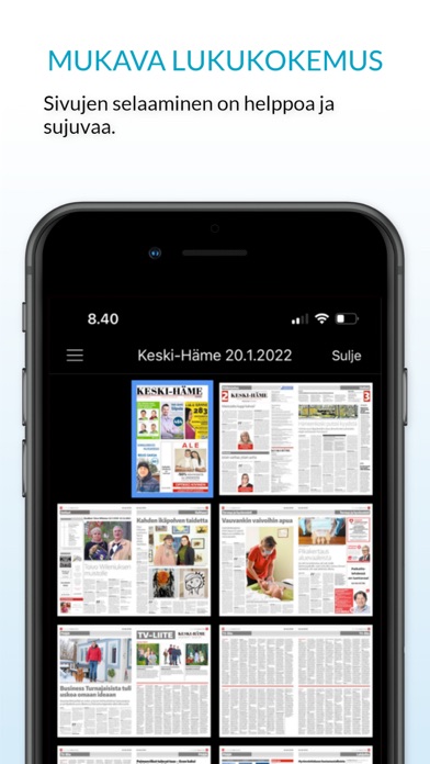 Keski-Häme, päivän lehti Screenshot