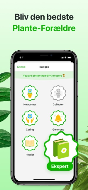 Planter og blomster i App Store