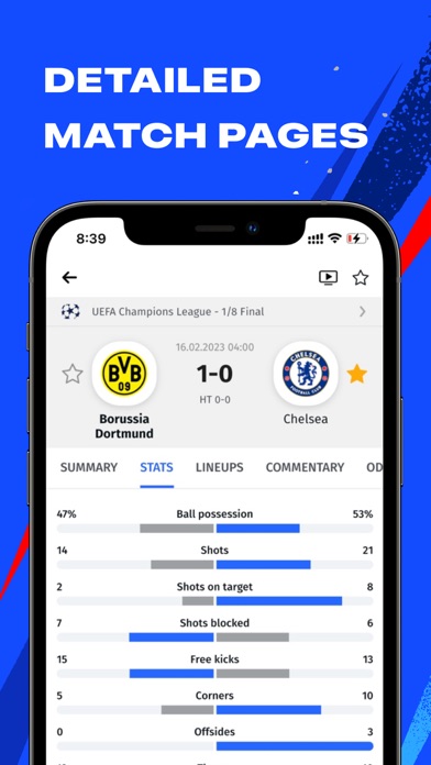 FantaScore - live scores Screenshot