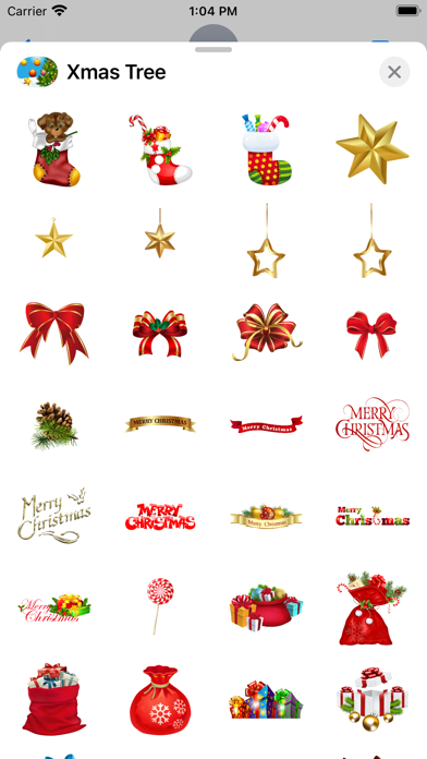 Decor Christmas Tree Stickers Screenshot