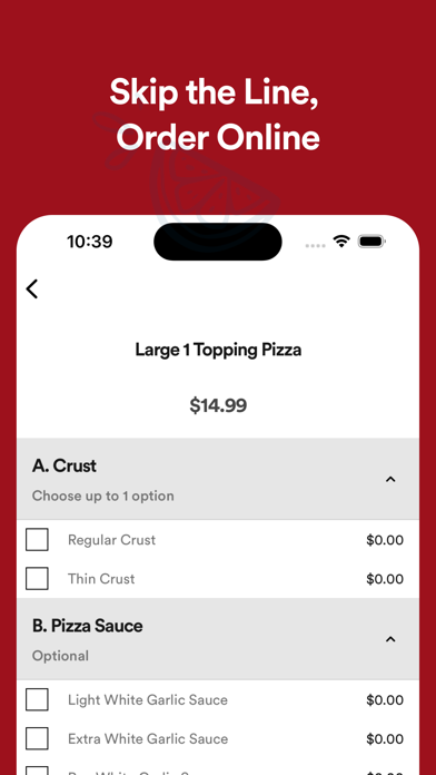 Fratello's Pizza Screenshot