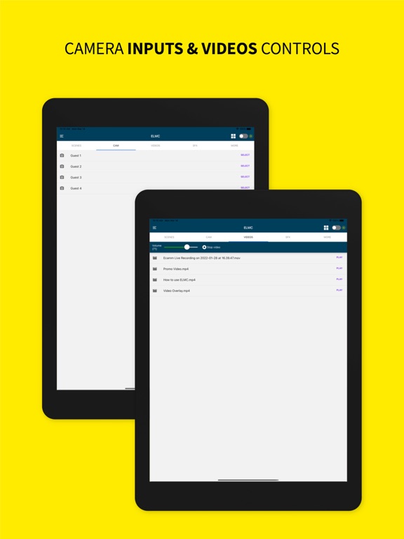 ELMC for Ecamm Live iPad screenshot 5 - Productivity app