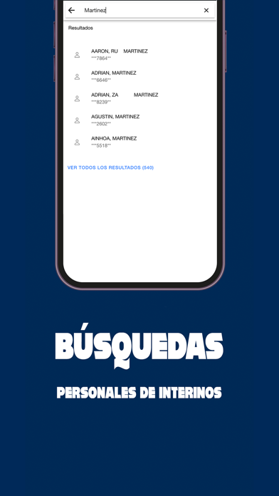 Bolsa Educación Interinos CLM Screenshot