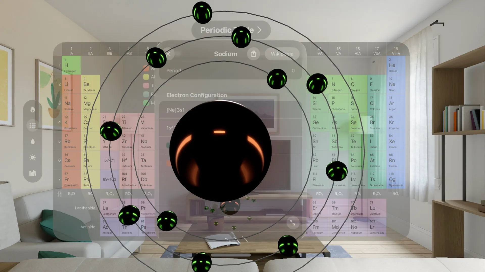 Chemistry. Periodic table. AI screenshot