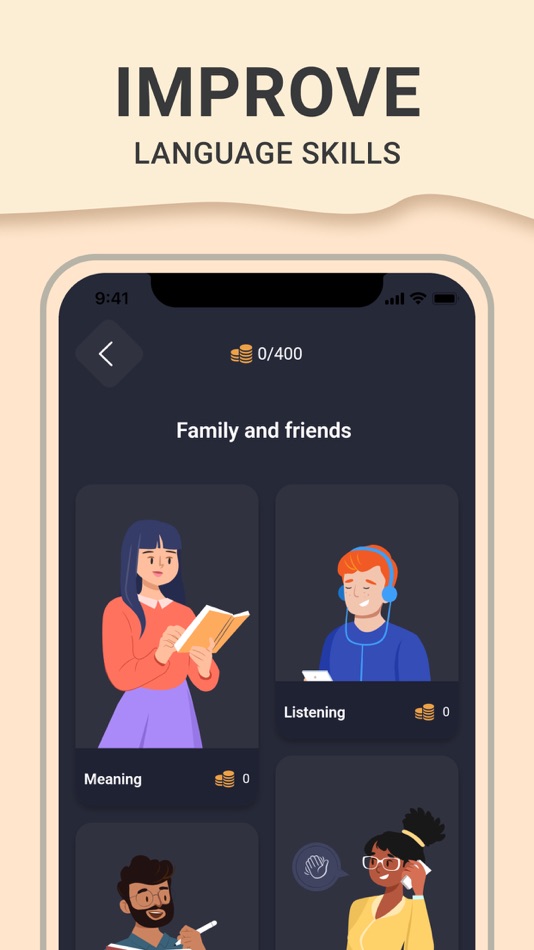 #4. Learn Italian Words by Levels (iOS) By: Mobiteach.ltd