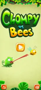 Chompy vs Bees screenshot #1 for iPhone