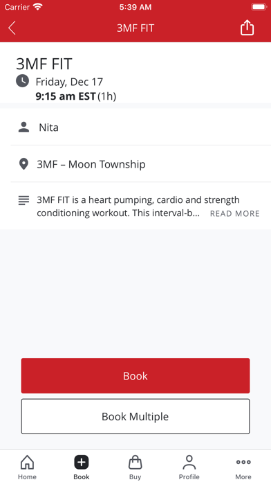 3Minute Fitness Screenshot