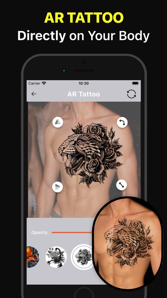 #4. Ai Tattoo Generator Ink Tattoo (iOS) 由: minh nguyen tien
