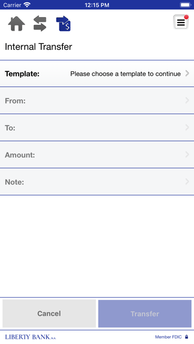 Liberty Bank Business Screenshot