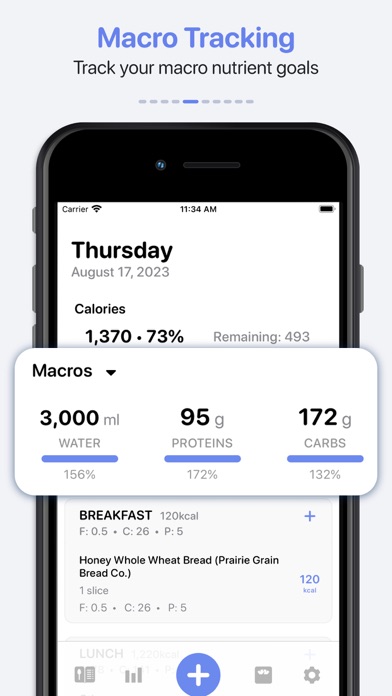 Calory: Calorie Counter Macros Screenshot