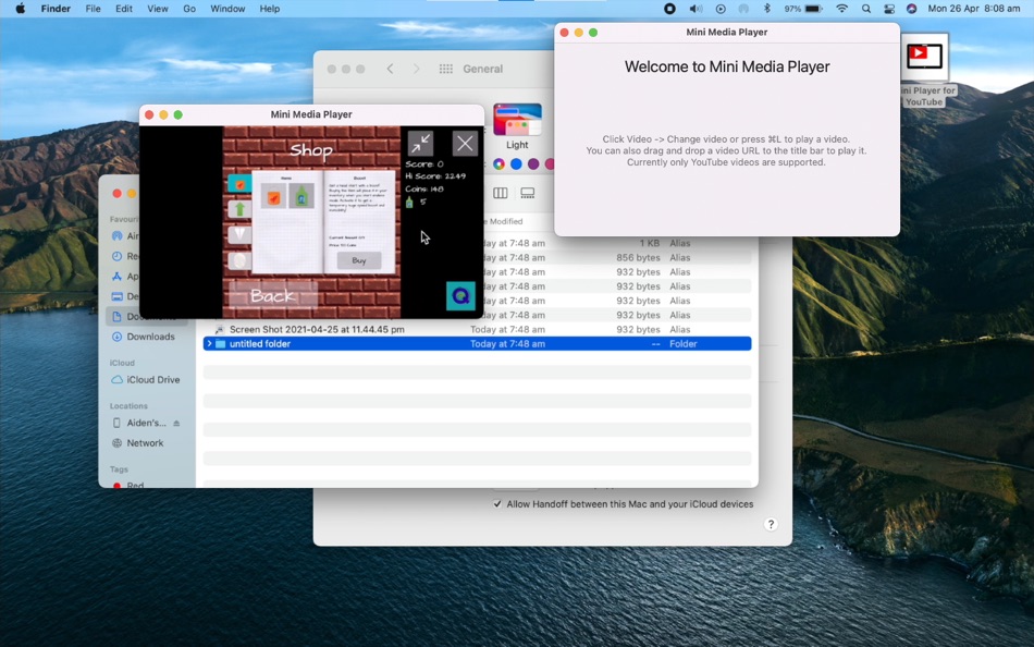#2. Mini Media Player (macOS) 由: Aiden Quinn