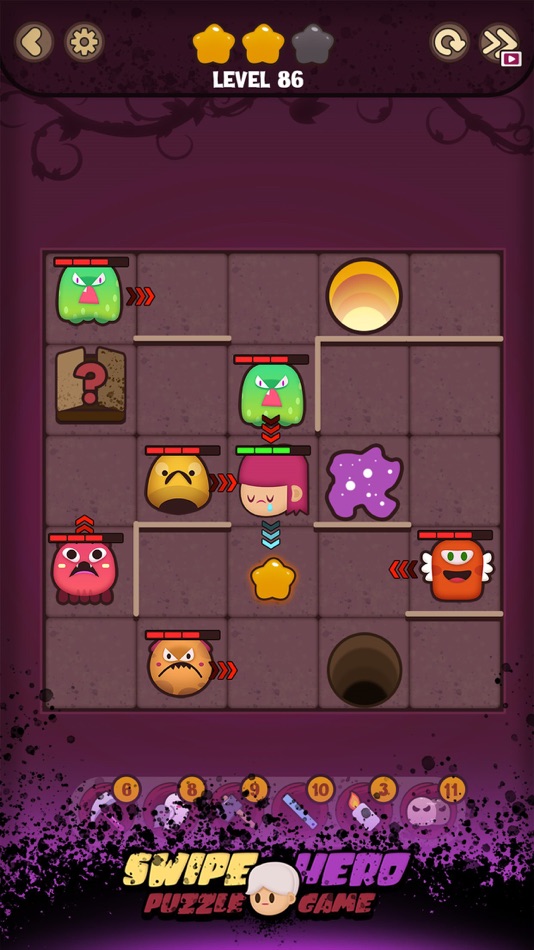 #4. Swipe Hero - puzzle game (iOS) 来自: 晓云 陈