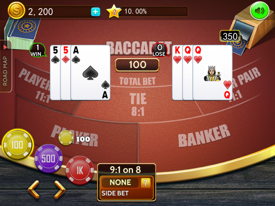 Baccarat casino offline cardのおすすめ画像4